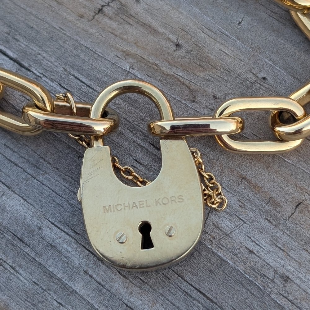 Michael Kors Gold Chain Bracelet - Picture 2 of 6